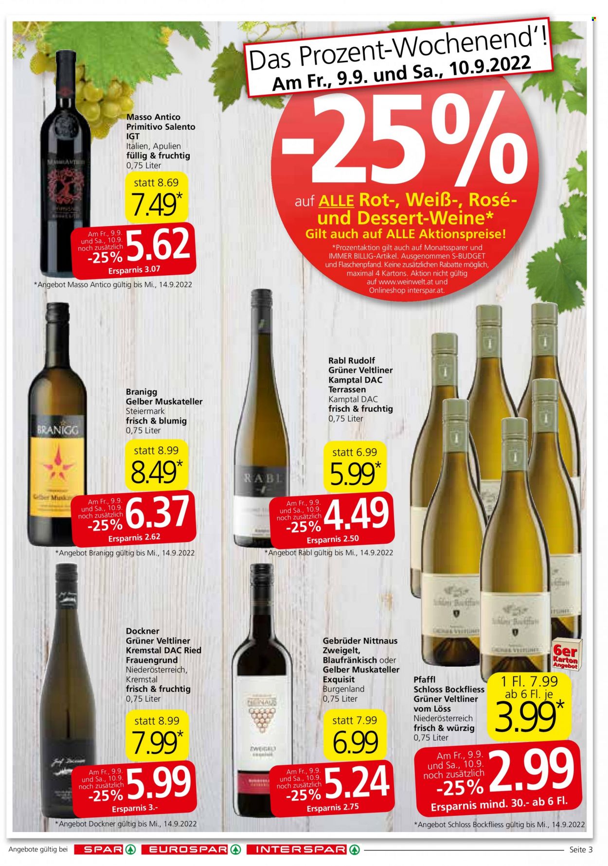Angebote EUROSPAR - 8.9.2022 - 21.9.2022. Seite 3