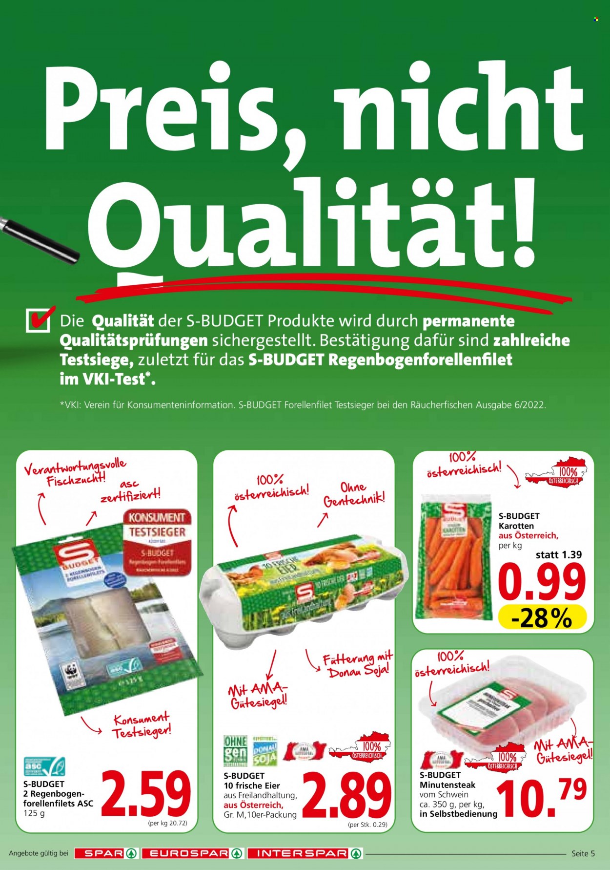 Angebote EUROSPAR - 8.9.2022 - 21.9.2022. Seite 5