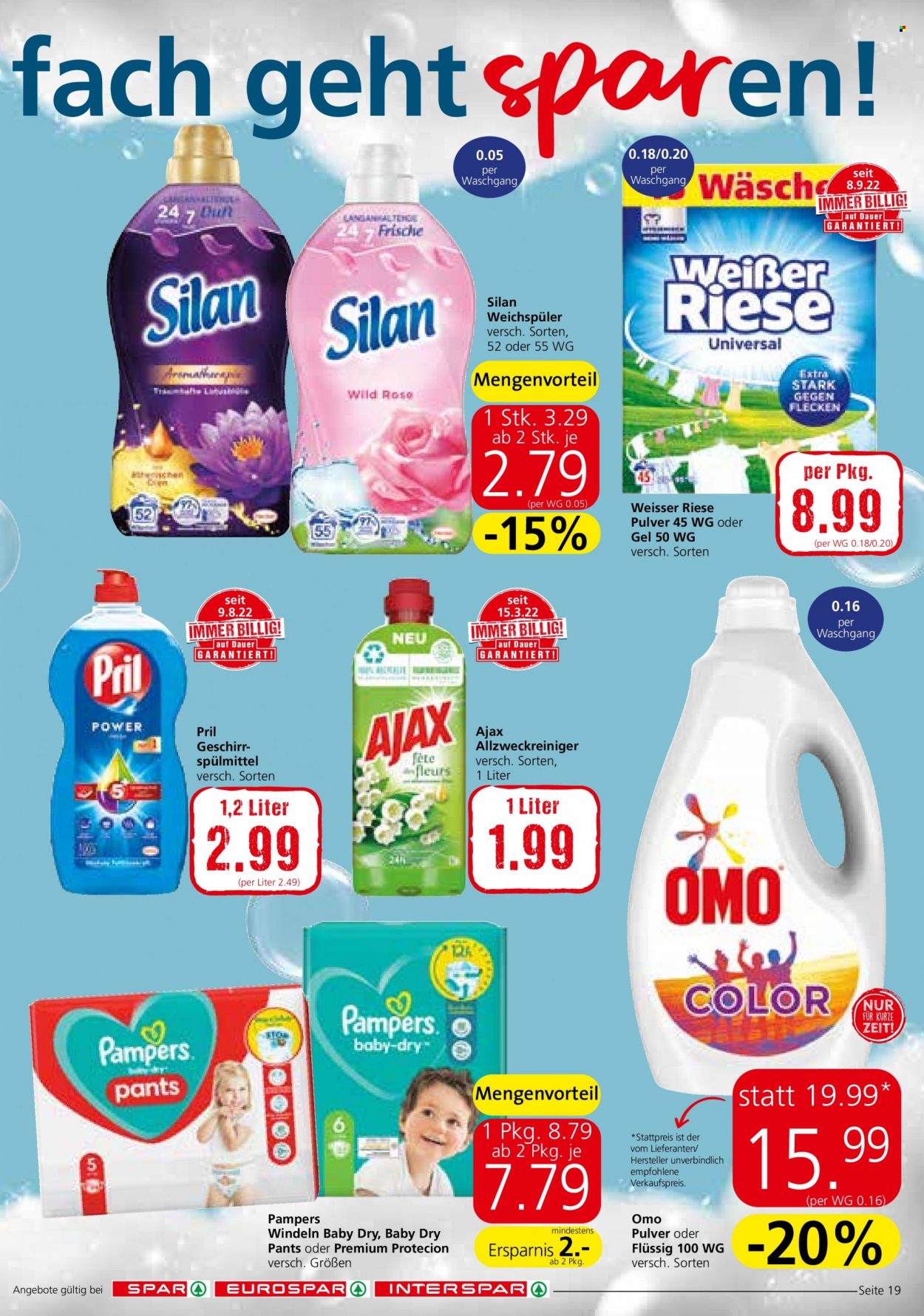 Angebote EUROSPAR - 8.9.2022 - 21.9.2022. Seite 19