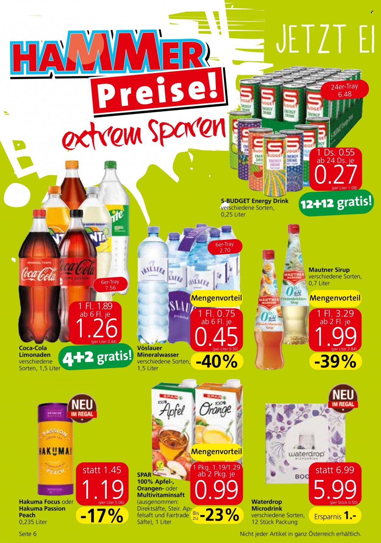 Angebote EUROSPAR - 8.9.2022 - 21.9.2022. Seite 6