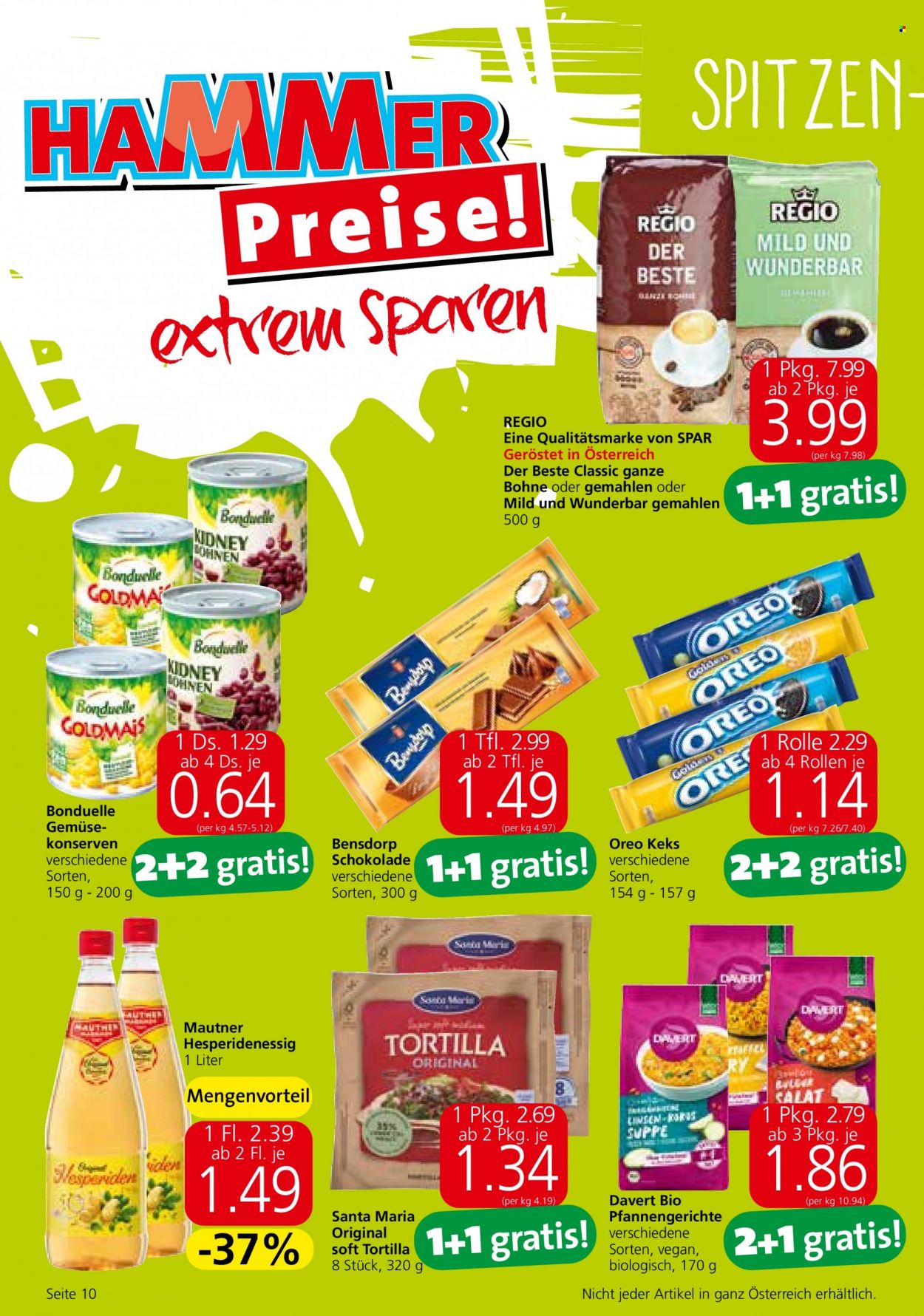 Angebote EUROSPAR - 8.9.2022 - 21.9.2022. Seite 10