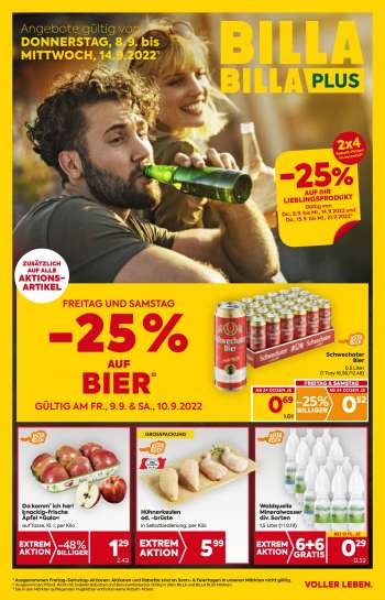 Angebote Billa - 8.9.2022 - 14.9.2022.