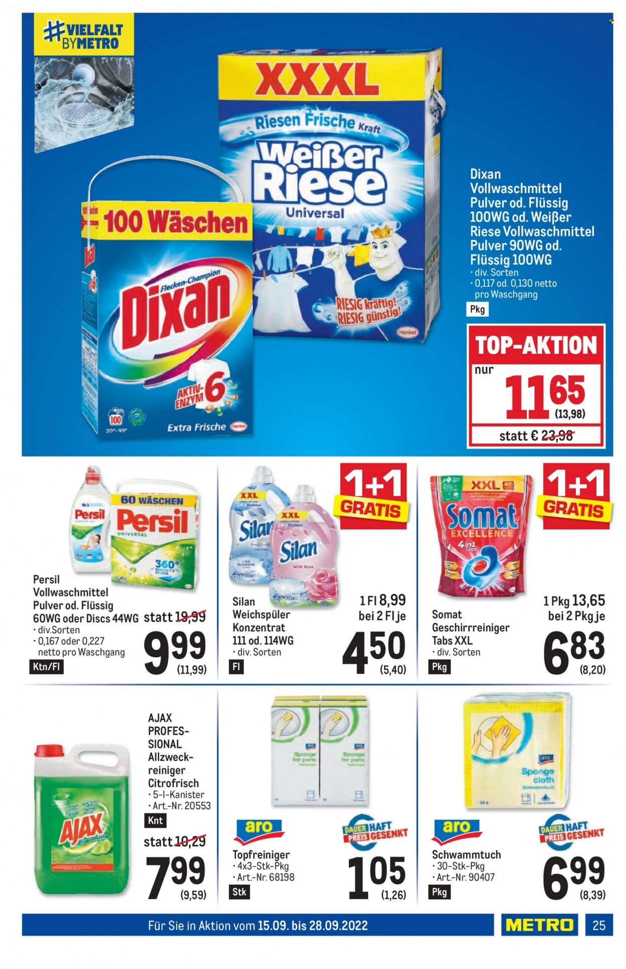 Angebote Metro - 15.9.2022 - 28.9.2022. Seite 25