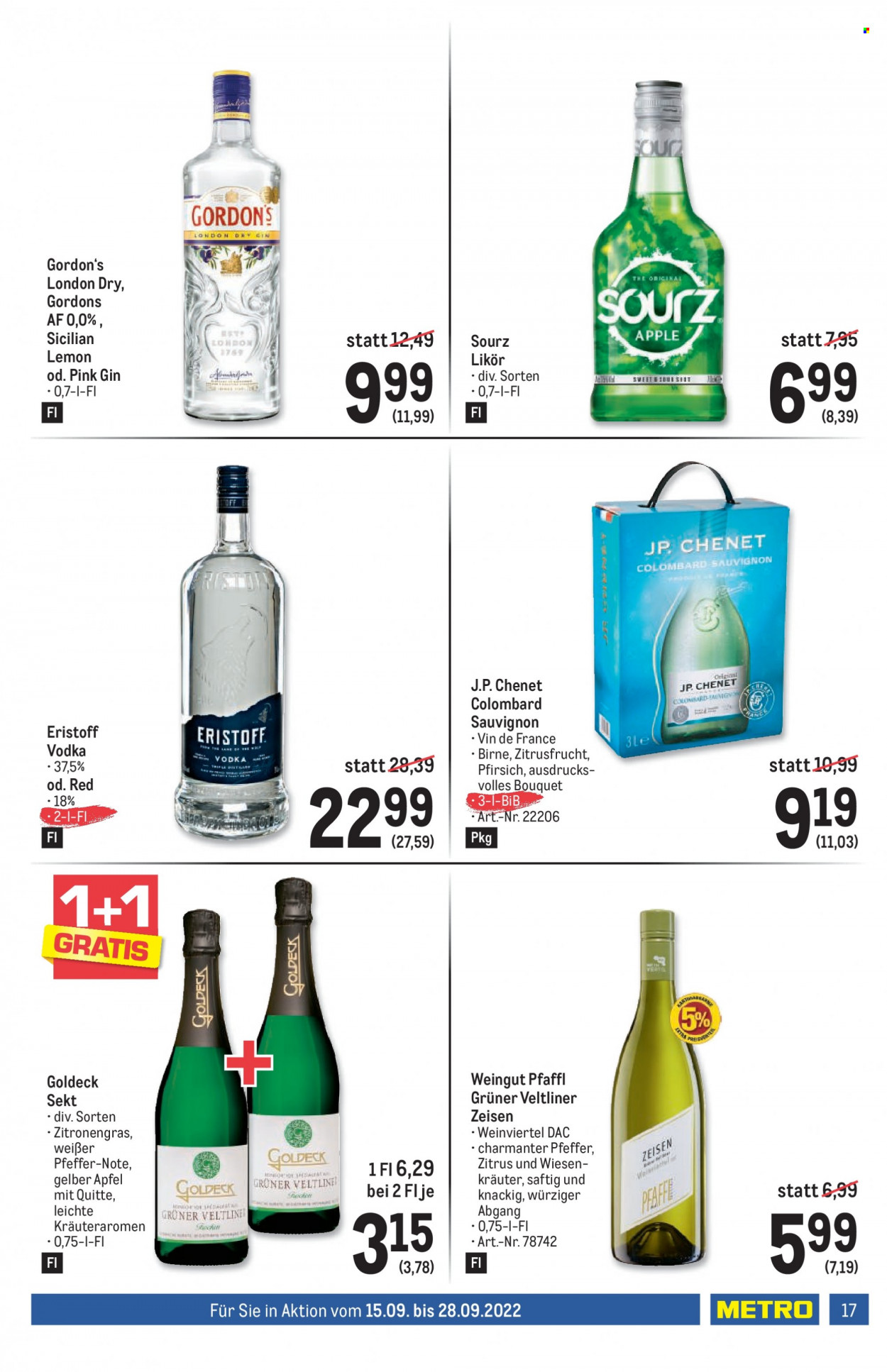 Angebote Metro - 15.9.2022 - 28.9.2022. Seite 17