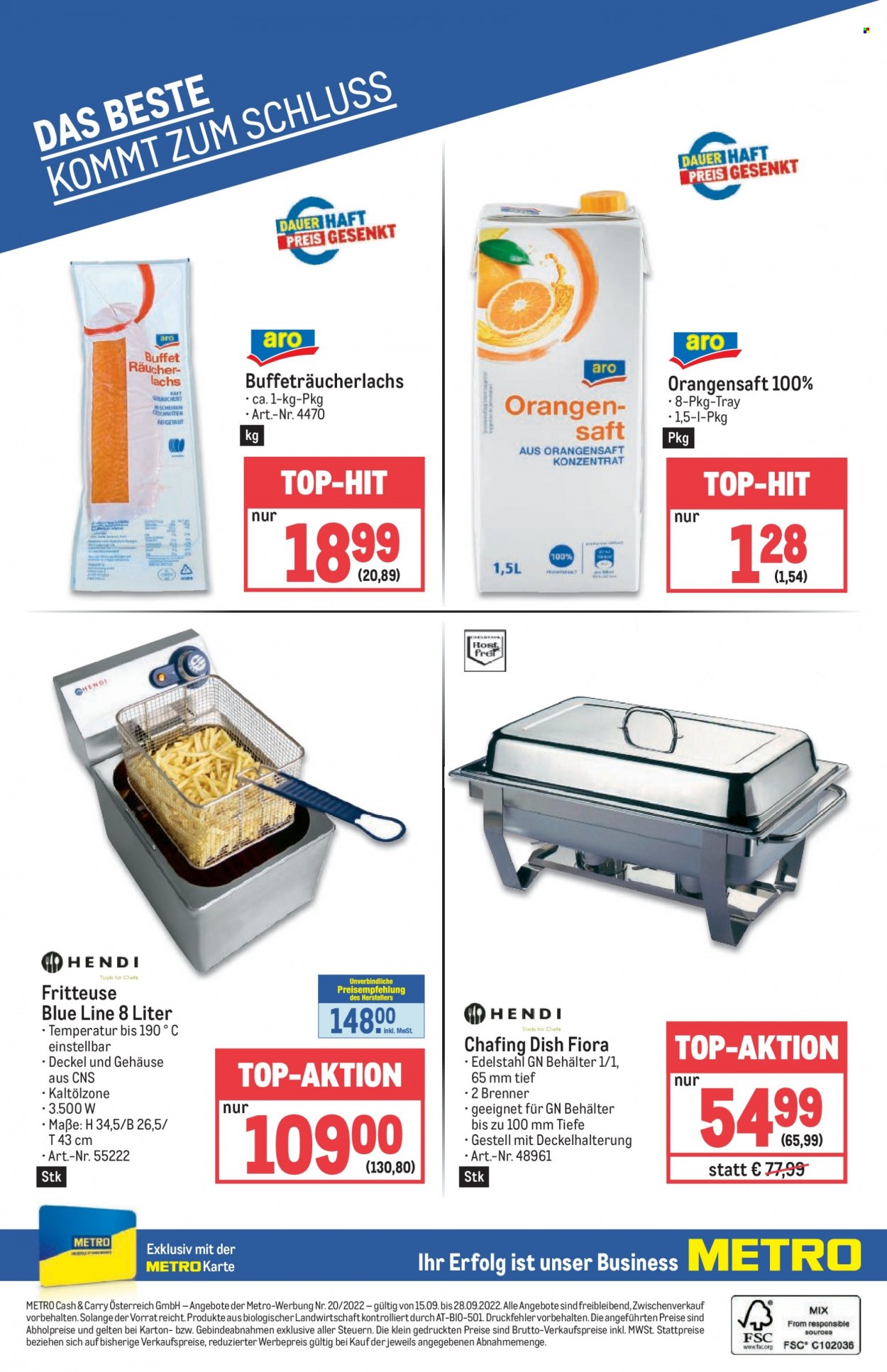 Angebote Metro - 15.9.2022 - 28.9.2022. Seite 28