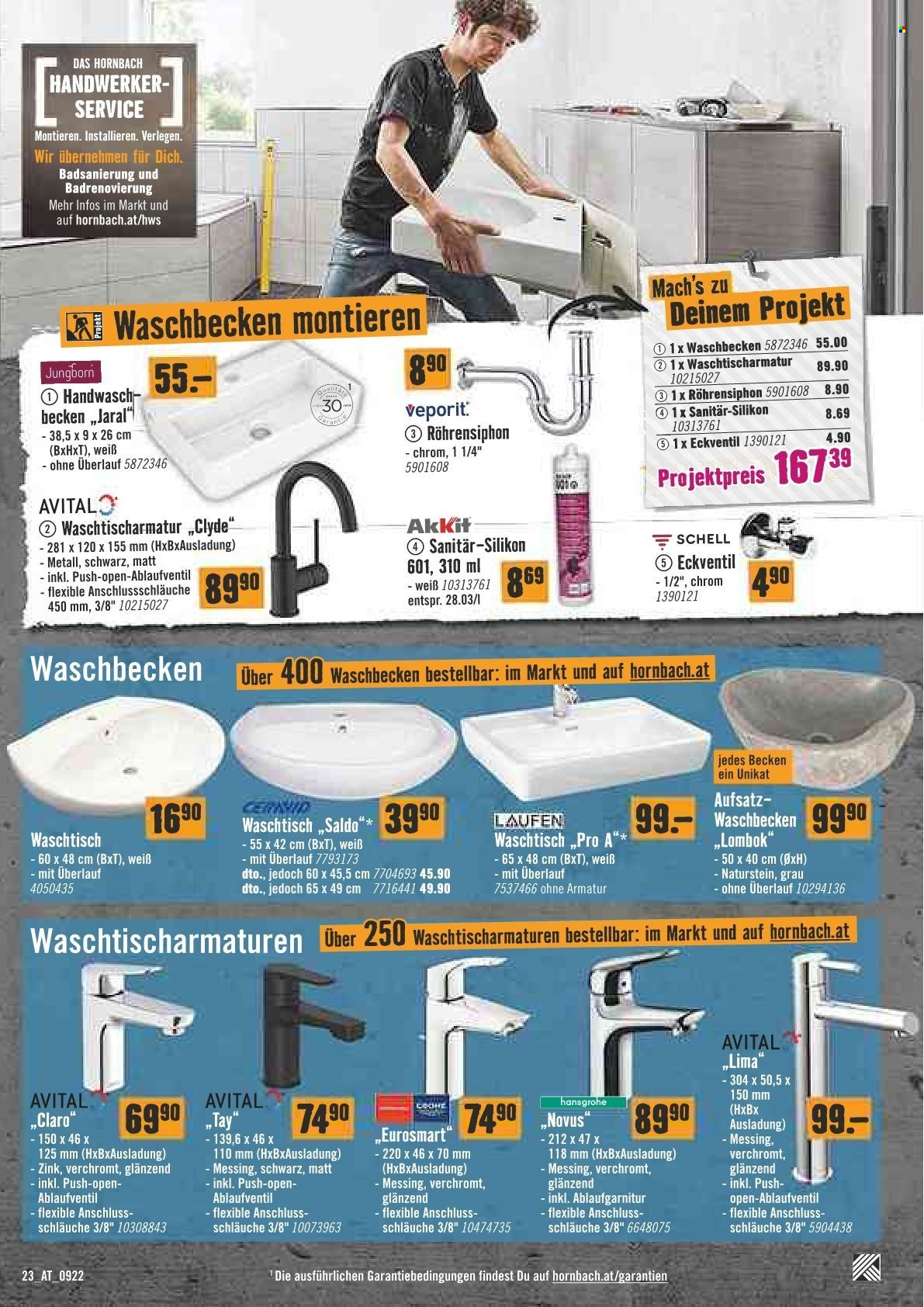Angebote Hornbach - 1.9.2022 - 30.9.2022. Seite 23