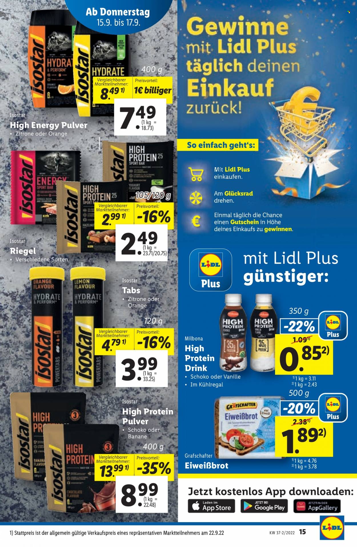 Angebote Lidl - 15.9.2022 - 21.9.2022. Seite 15