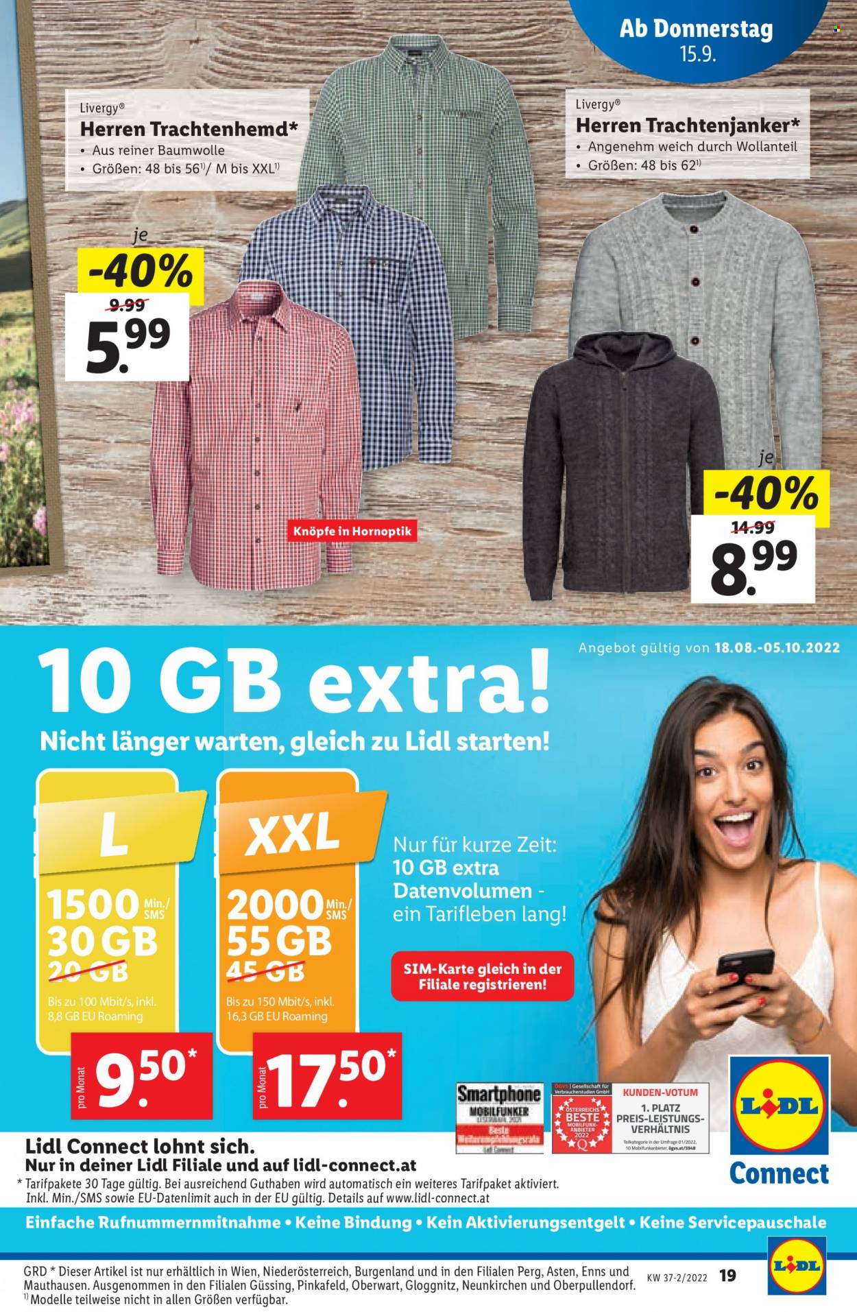 Angebote Lidl - 15.9.2022 - 21.9.2022. Seite 19