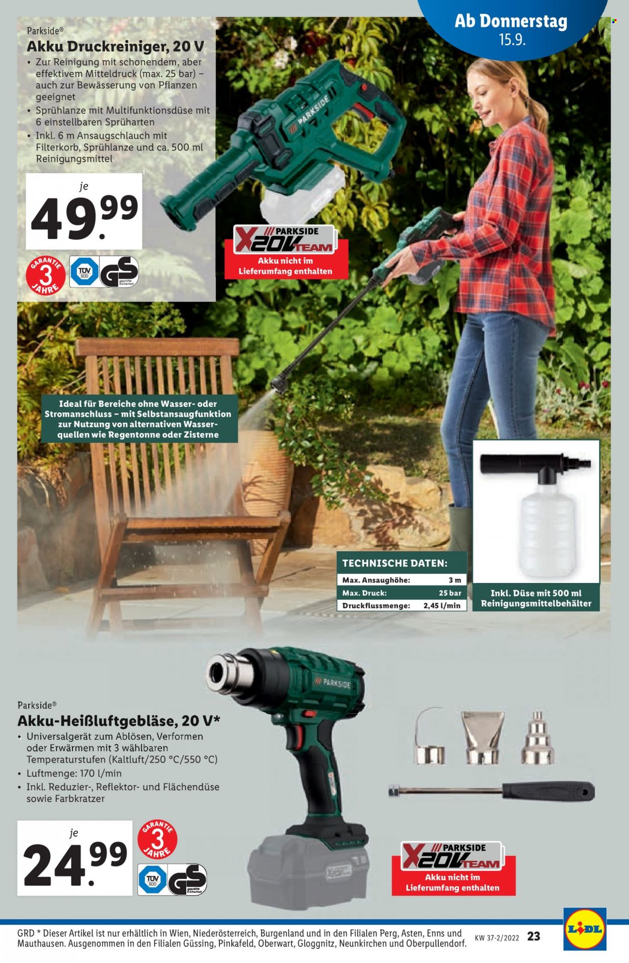 Angebote Lidl - 15.9.2022 - 21.9.2022. Seite 23