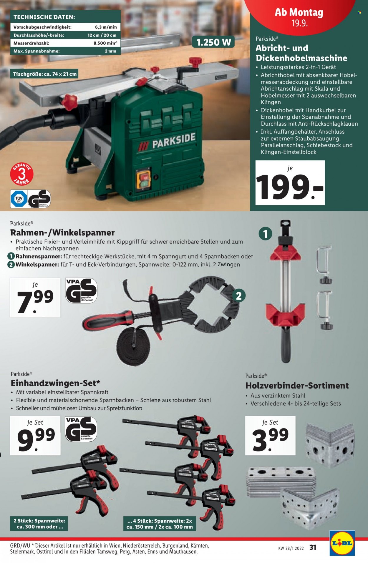Angebote Lidl - 15.9.2022 - 21.9.2022. Seite 31