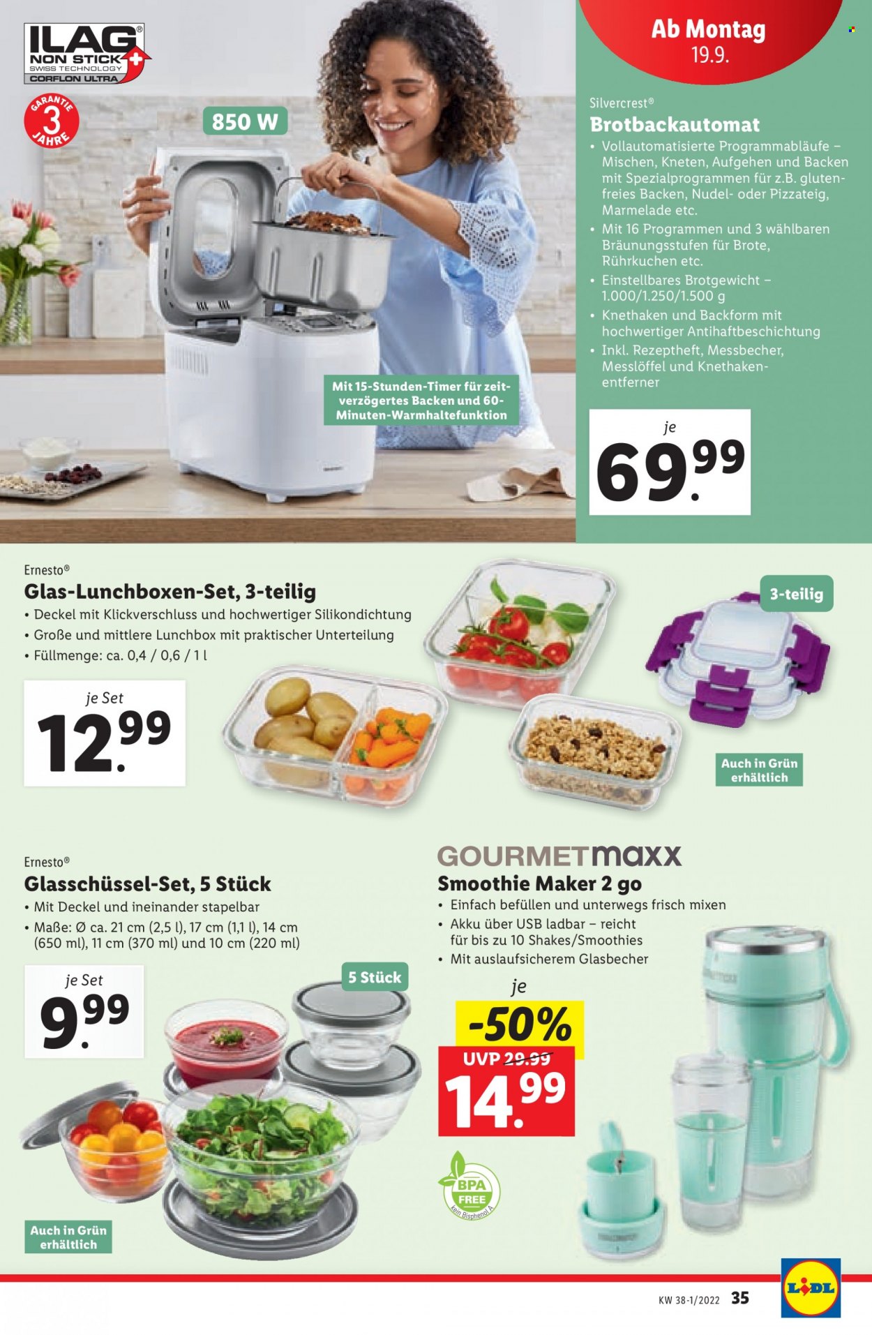 Angebote Lidl - 15.9.2022 - 21.9.2022. Seite 35