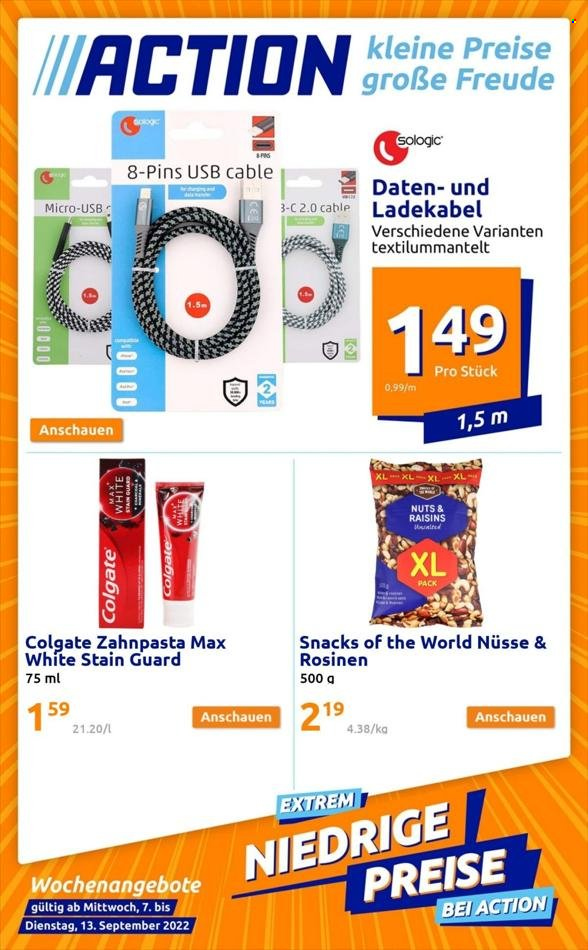 Angebote Action - 7.9.2022 - 13.9.2022. Seite 1