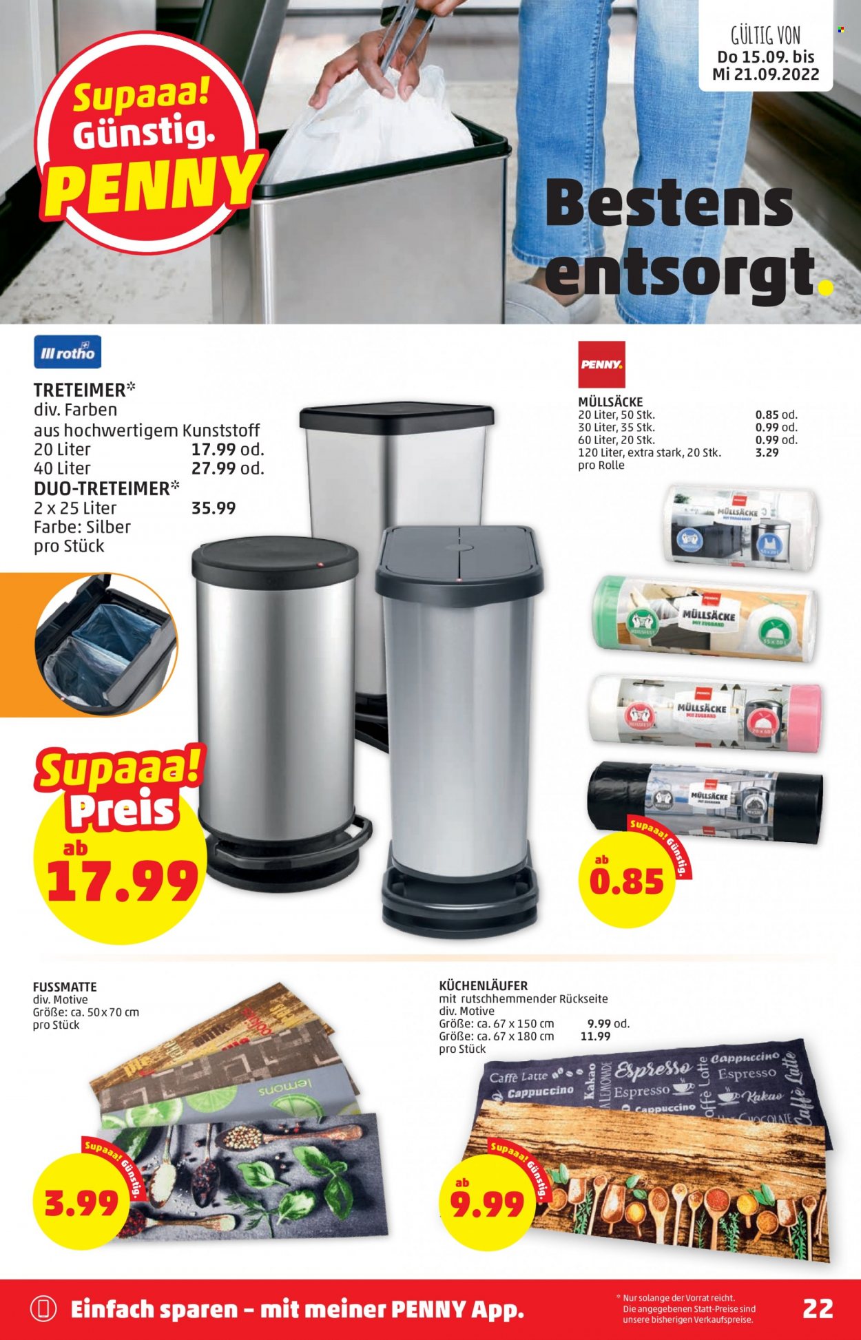 Angebote Penny - 15.9.2022 - 21.9.2022. Seite 22
