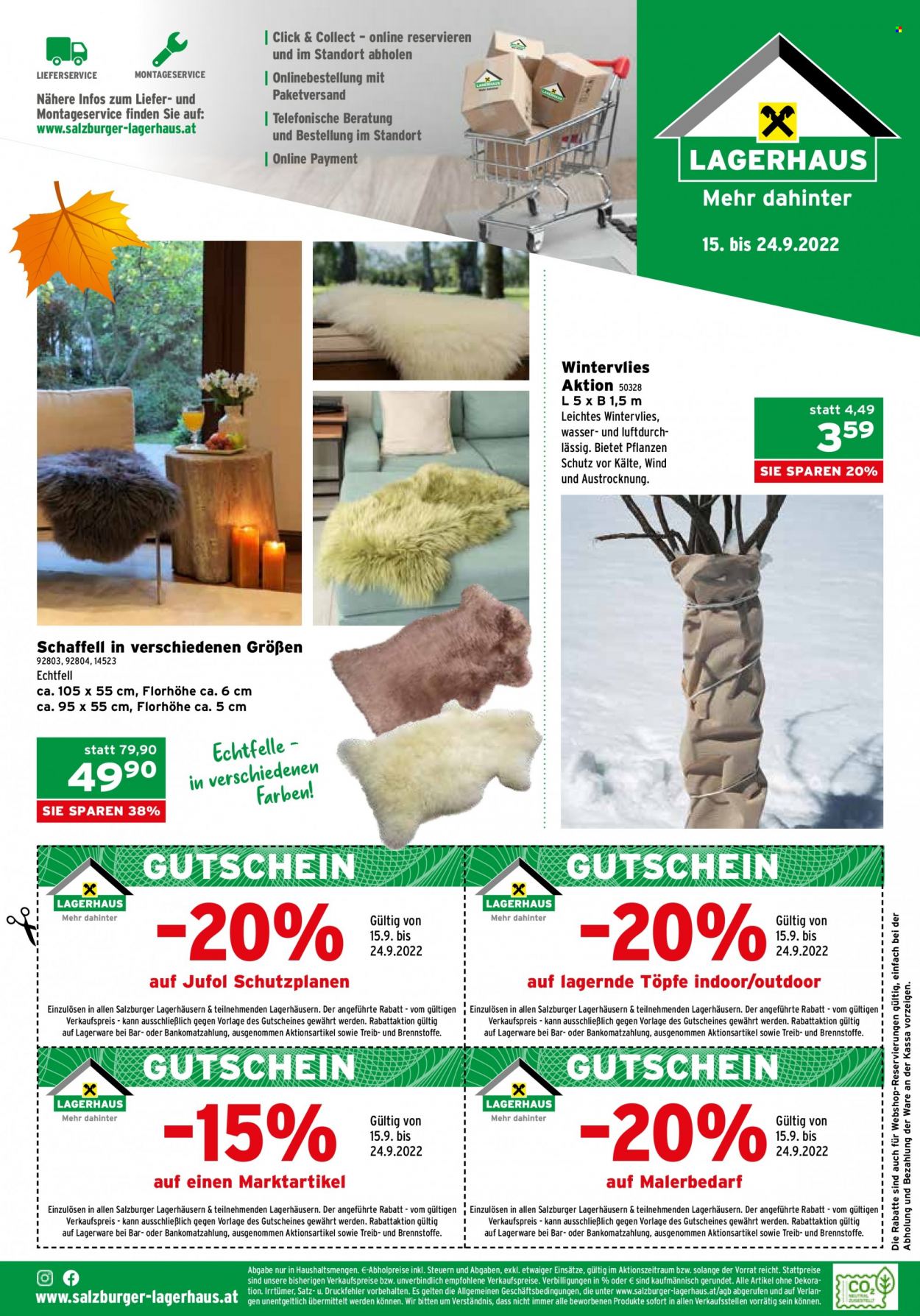 Angebote Salzburger Lagerhaus - 15.9.2022 - 24.9.2022. Seite 16