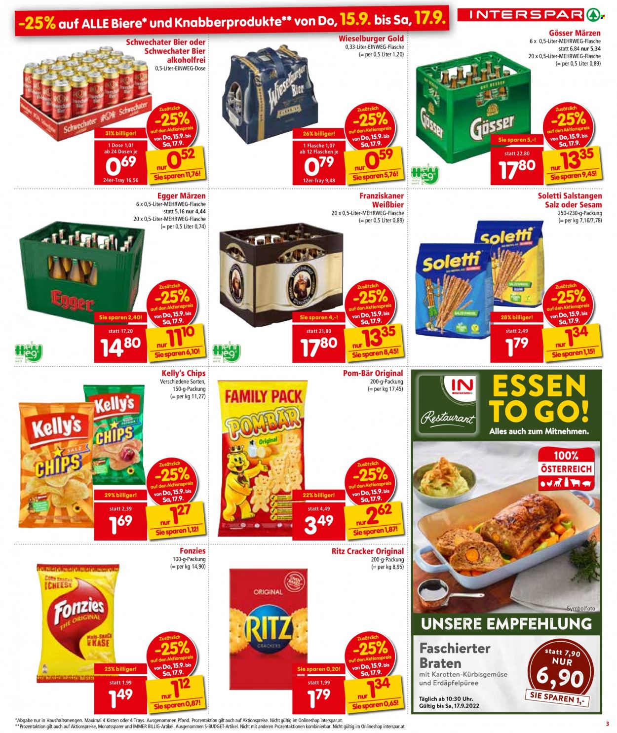 Angebote INTERSPAR - 15.9.2022 - 21.9.2022. Seite 3