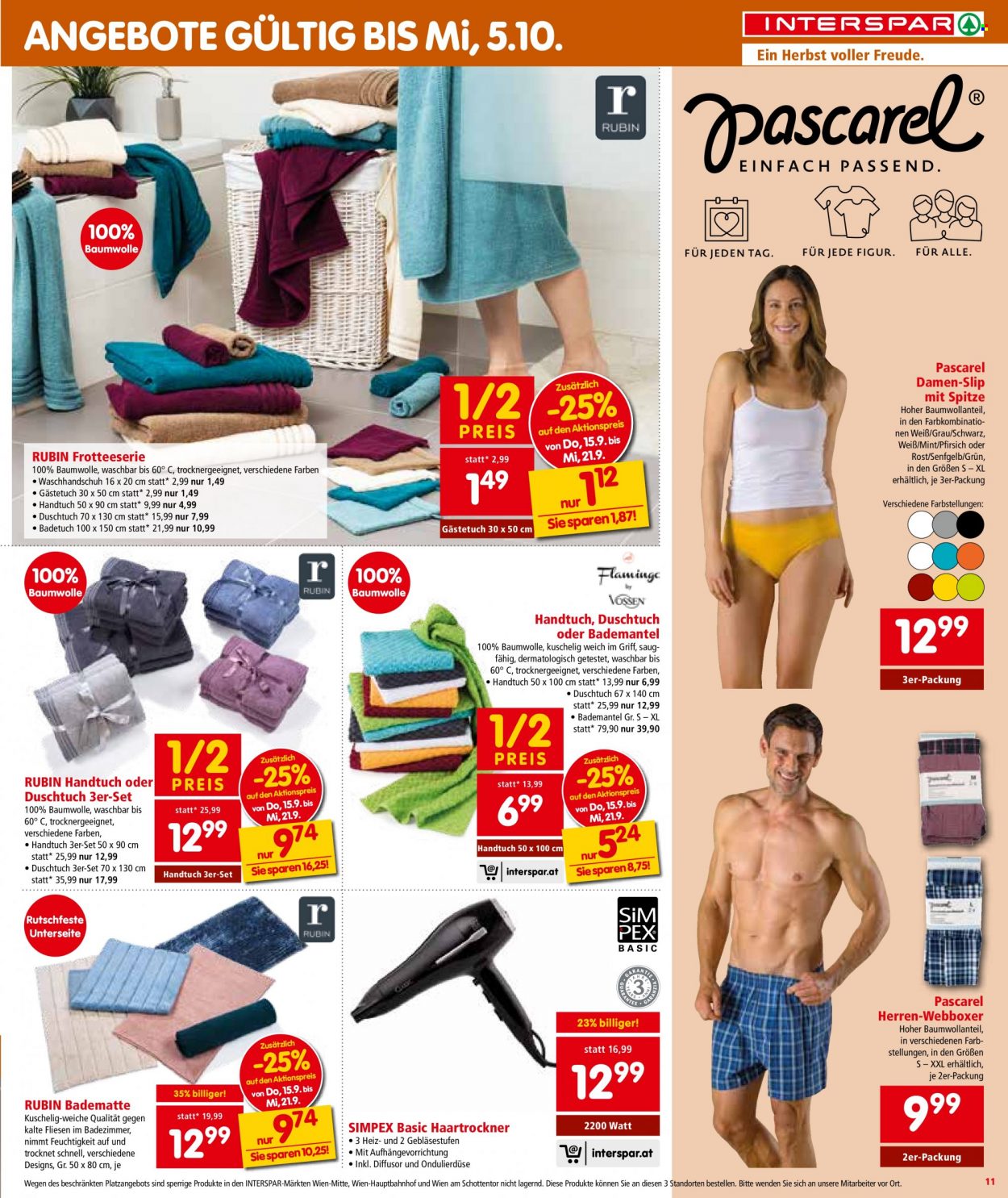 Angebote INTERSPAR - 15.9.2022 - 21.9.2022. Seite 11