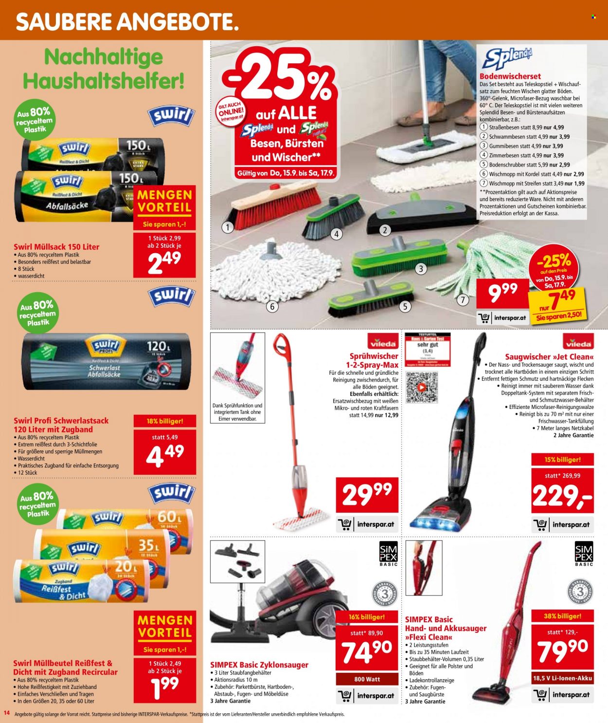 Angebote INTERSPAR - 15.9.2022 - 21.9.2022. Seite 14