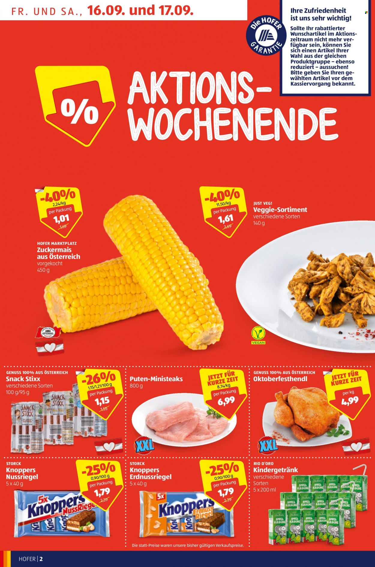 Angebote Hofer - 16.9.2022 - 22.9.2022. Seite 2