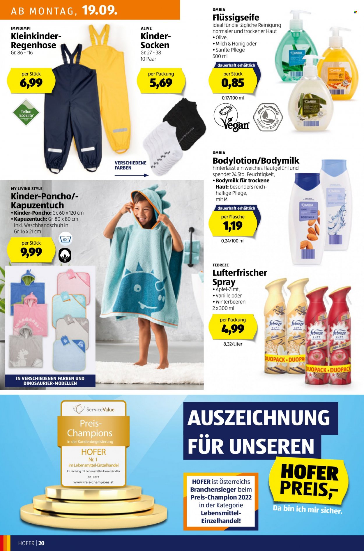 Angebote Hofer - 16.9.2022 - 22.9.2022. Seite 20