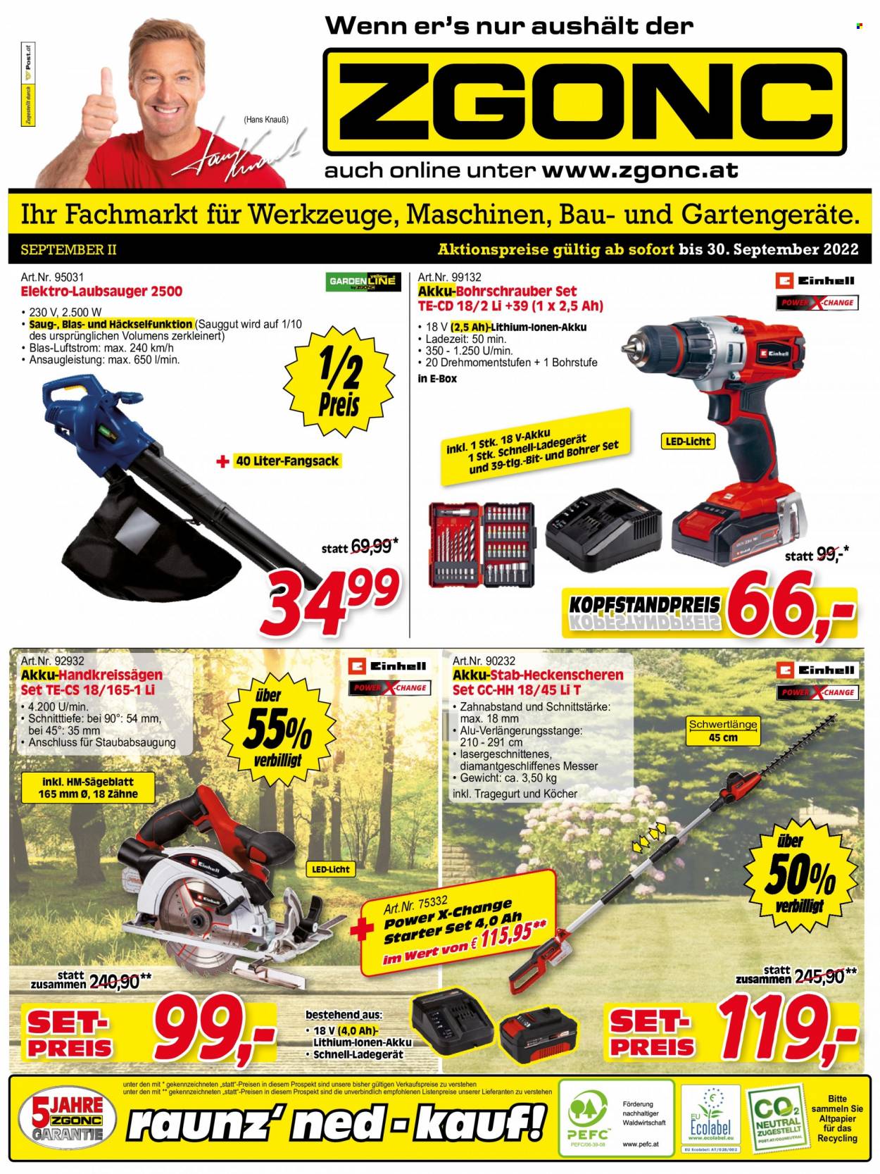 Angebote Zgonc - 1.9.2022 - 30.9.2022. Seite 1