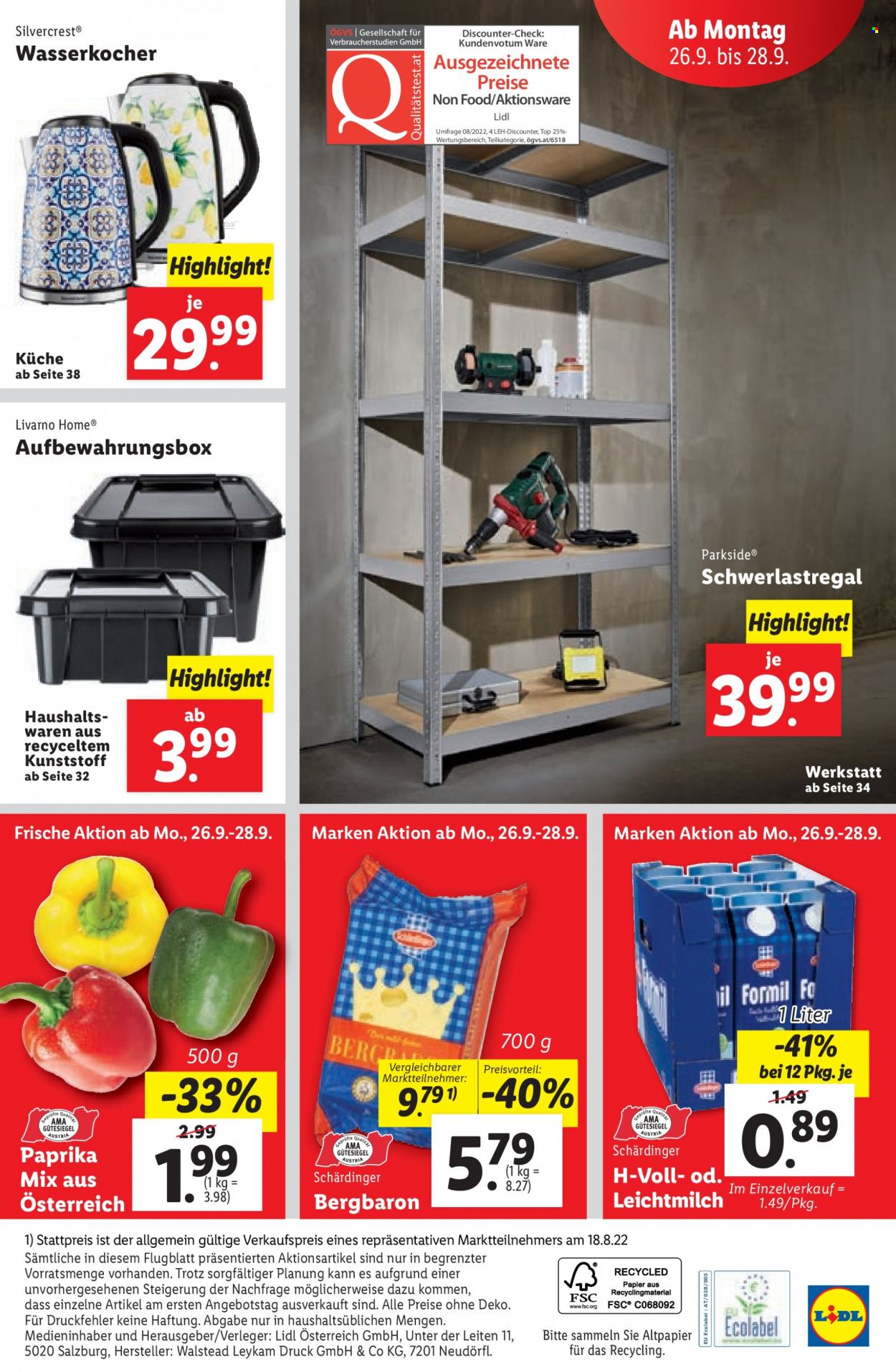 Angebote Lidl - 22.9.2022 - 28.9.2022. Seite 48