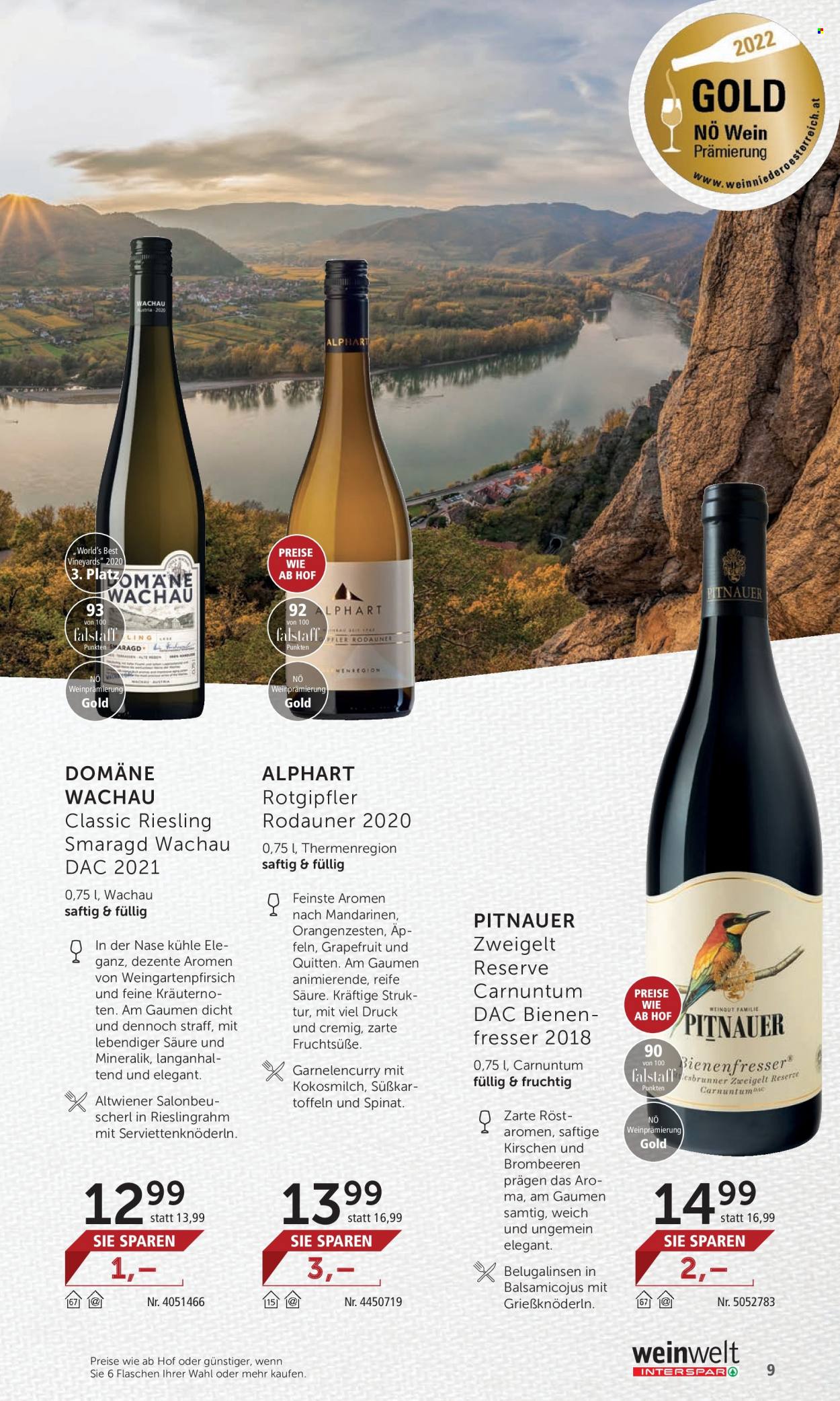 Angebote INTERSPAR - 15.9.2022 - 12.10.2022. Seite 9