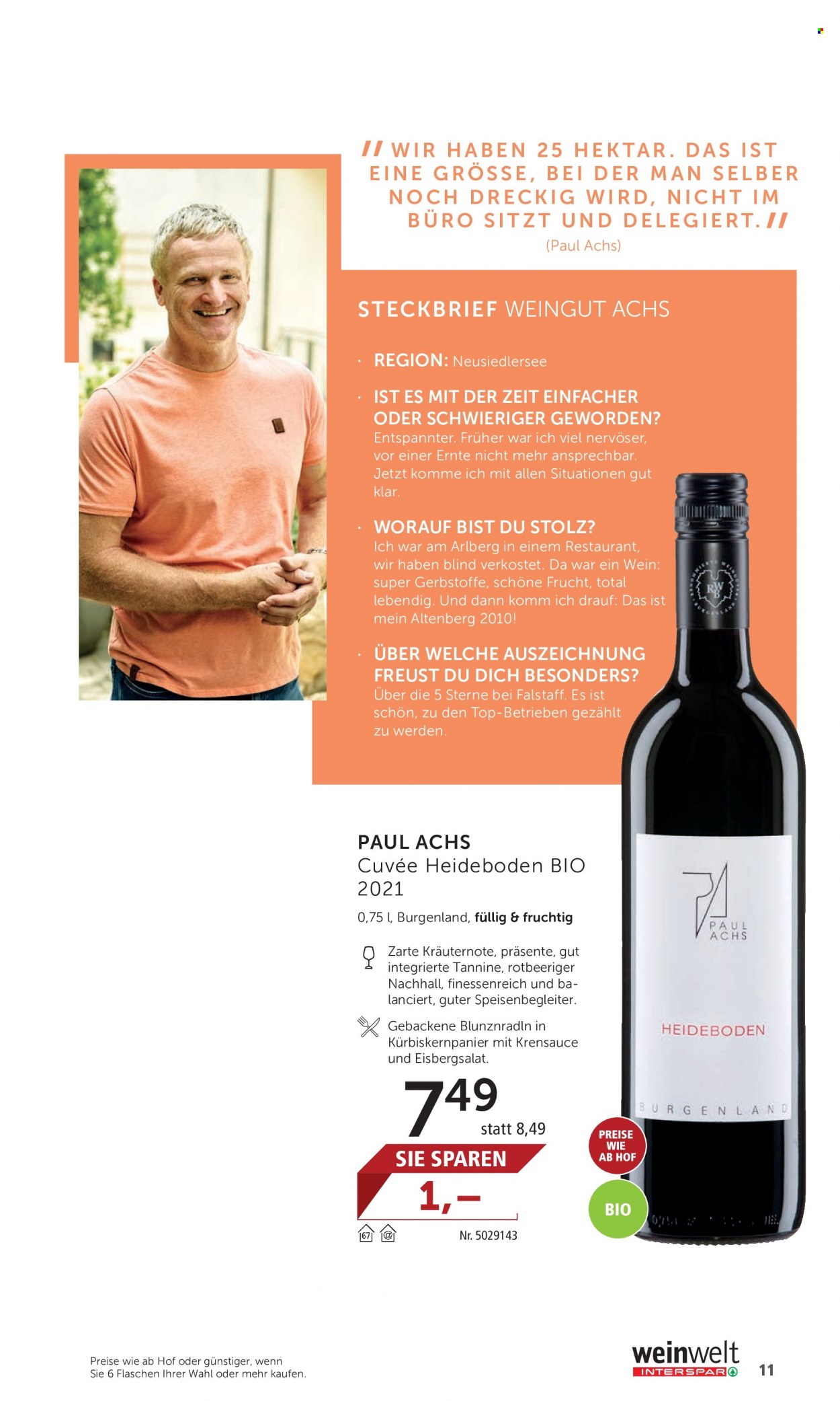 Angebote INTERSPAR - 15.9.2022 - 12.10.2022. Seite 11