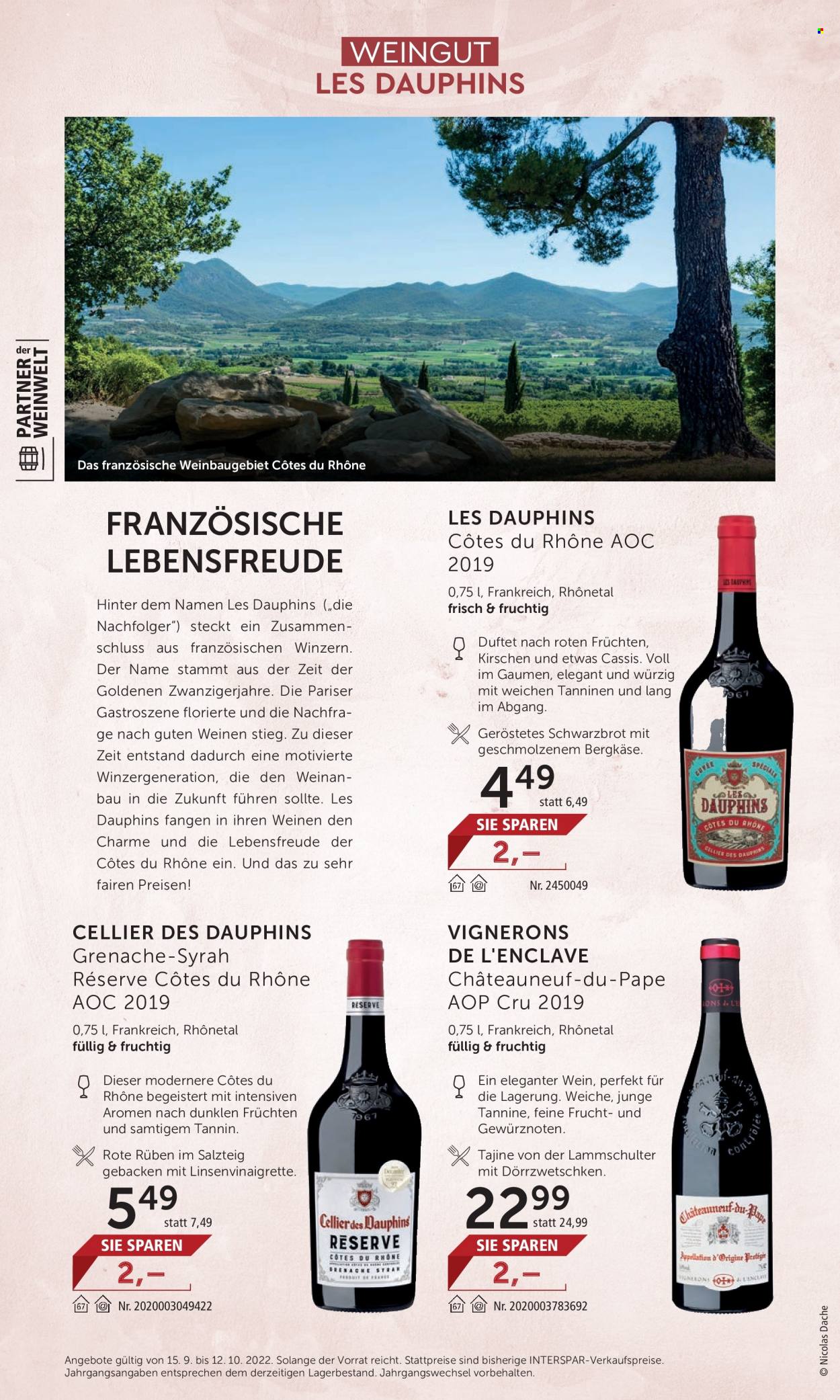 Angebote INTERSPAR - 15.9.2022 - 12.10.2022. Seite 18