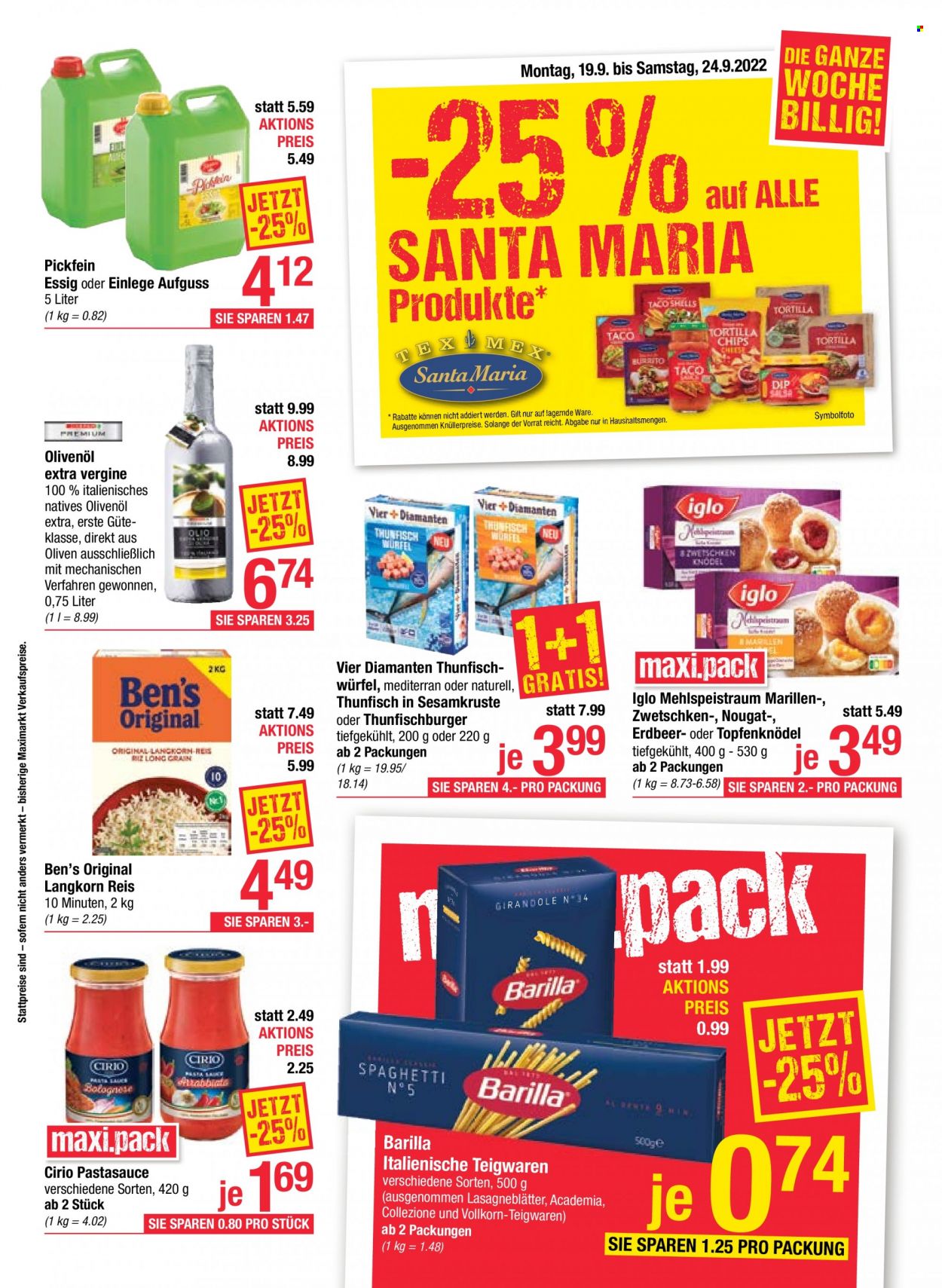 Angebote Maximarkt - 19.9.2022 - 24.9.2022. Seite 16