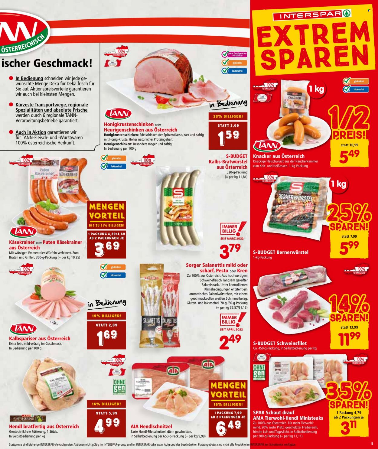Angebote INTERSPAR - 22.9.2022 - 5.10.2022. Seite 5