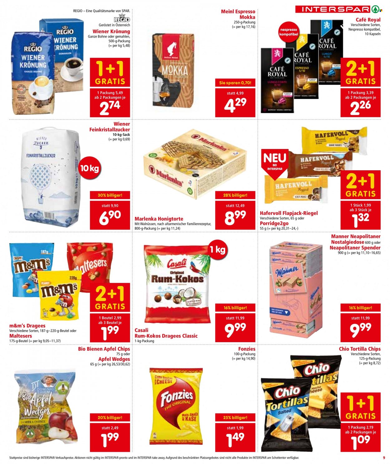 Angebote INTERSPAR - 22.9.2022 - 5.10.2022. Seite 9