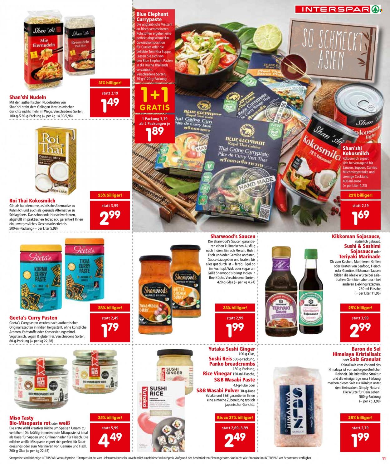 Angebote INTERSPAR - 22.9.2022 - 5.10.2022. Seite 11