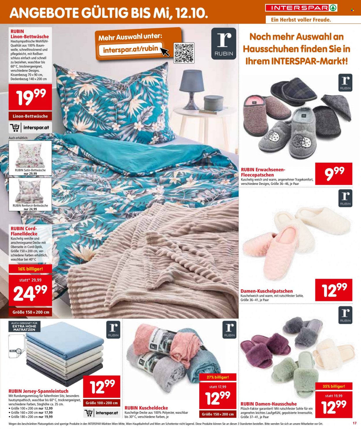 Angebote INTERSPAR - 22.9.2022 - 5.10.2022. Seite 17