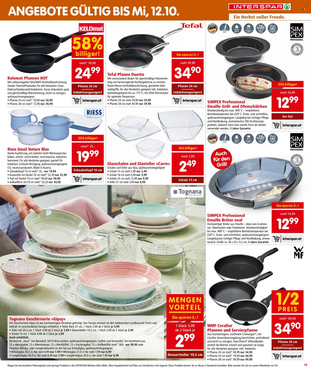 Angebote INTERSPAR - 22.9.2022 - 5.10.2022. Seite 19