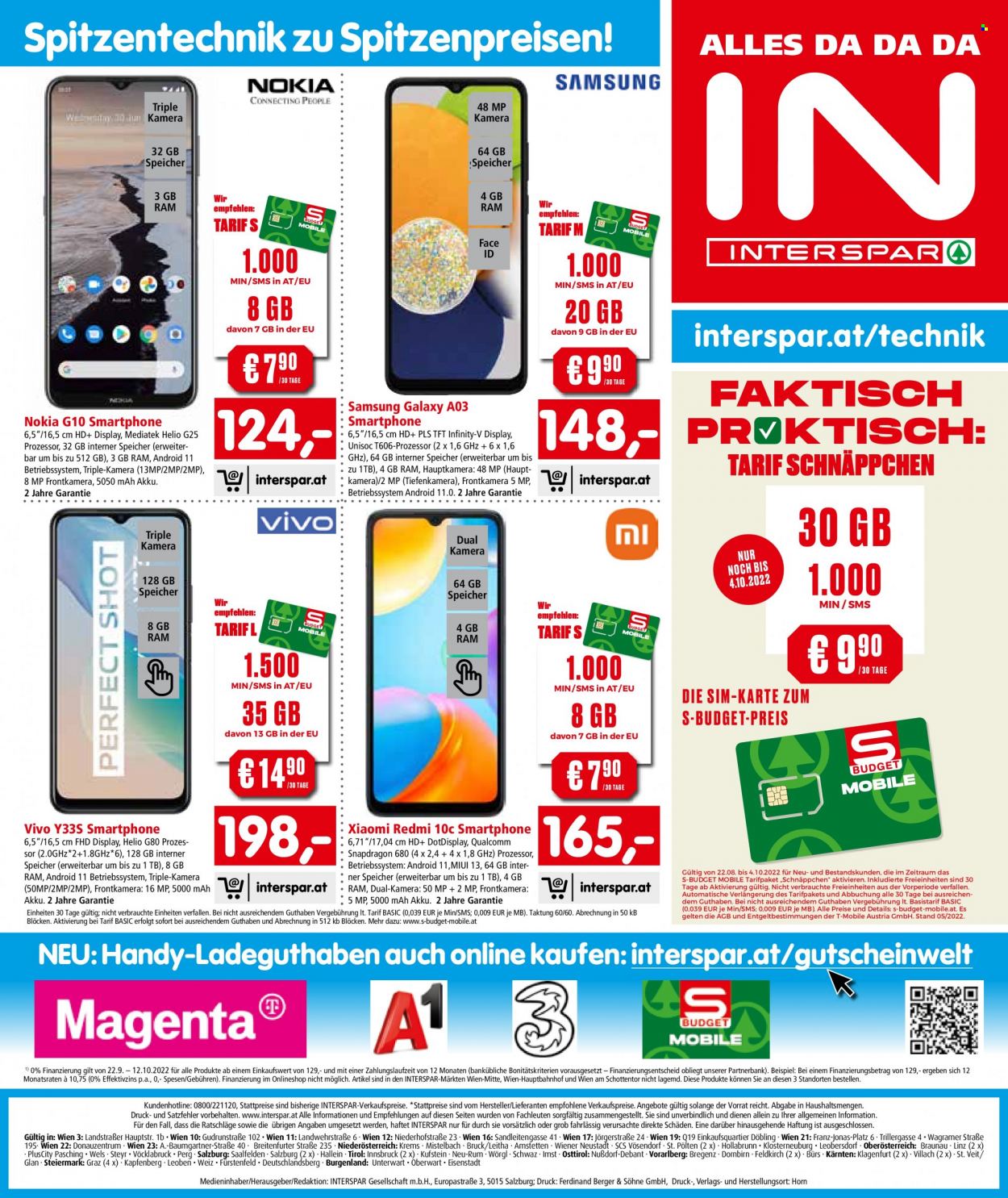 Angebote INTERSPAR - 22.9.2022 - 12.10.2022. Seite 4