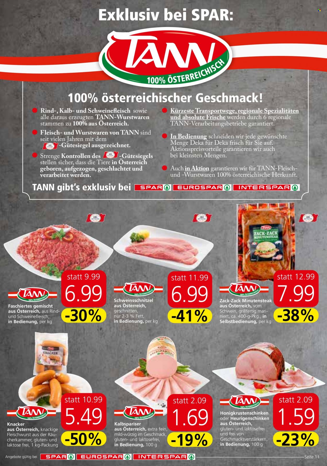 Angebote INTERSPAR - 22.9.2022 - 5.10.2022. Seite 11