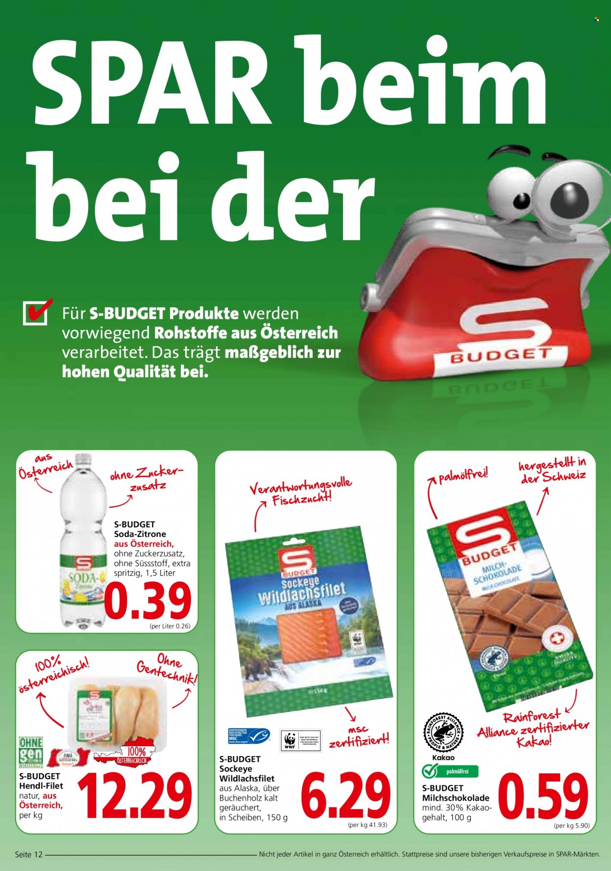 Angebote INTERSPAR - 22.9.2022 - 5.10.2022. Seite 12