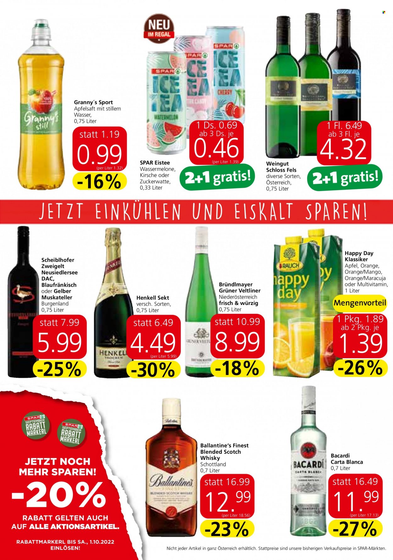 Angebote INTERSPAR - 22.9.2022 - 5.10.2022. Seite 14