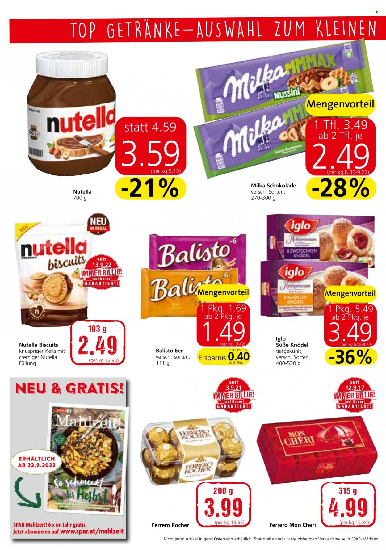 Angebote INTERSPAR - 22.9.2022 - 5.10.2022. Seite 16