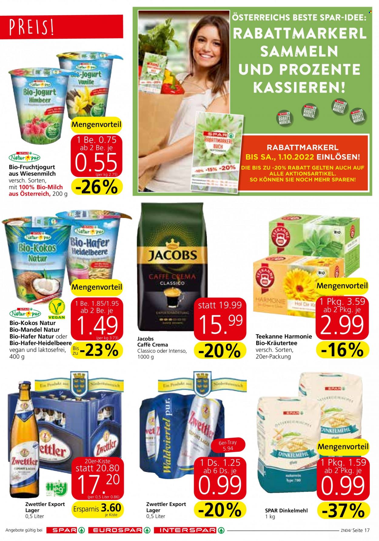 Angebote INTERSPAR - 22.9.2022 - 5.10.2022. Seite 17