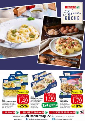 Angebote INTERSPAR - 22.9.2022 - 5.10.2022.