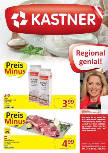Angebote KASTNER - 26.9.2022 - 8.10.2022.