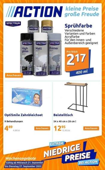 Angebote Action - 21.9.2022 - 27.9.2022.