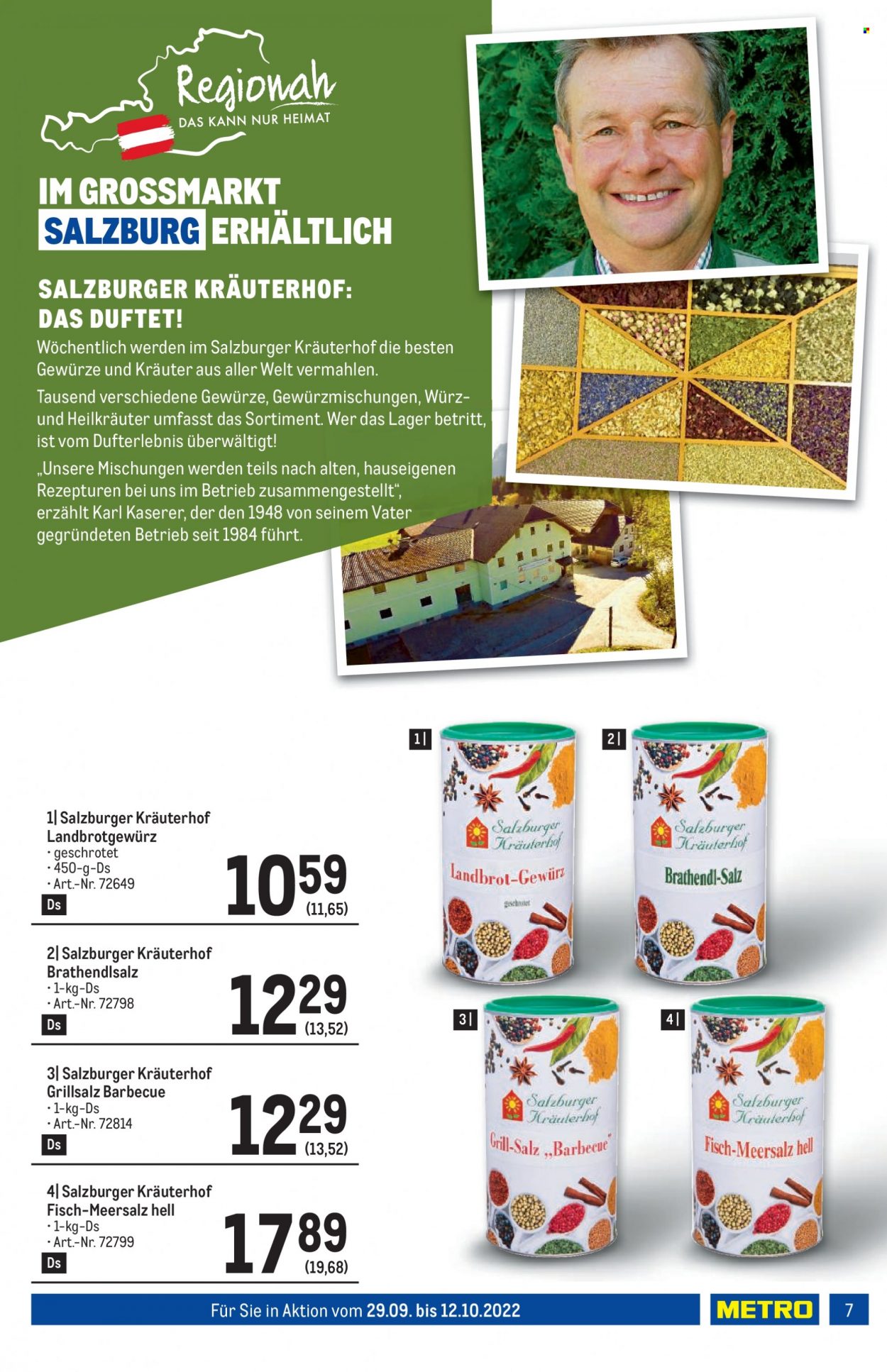 Angebote Metro - 29.9.2022 - 12.10.2022. Seite 7