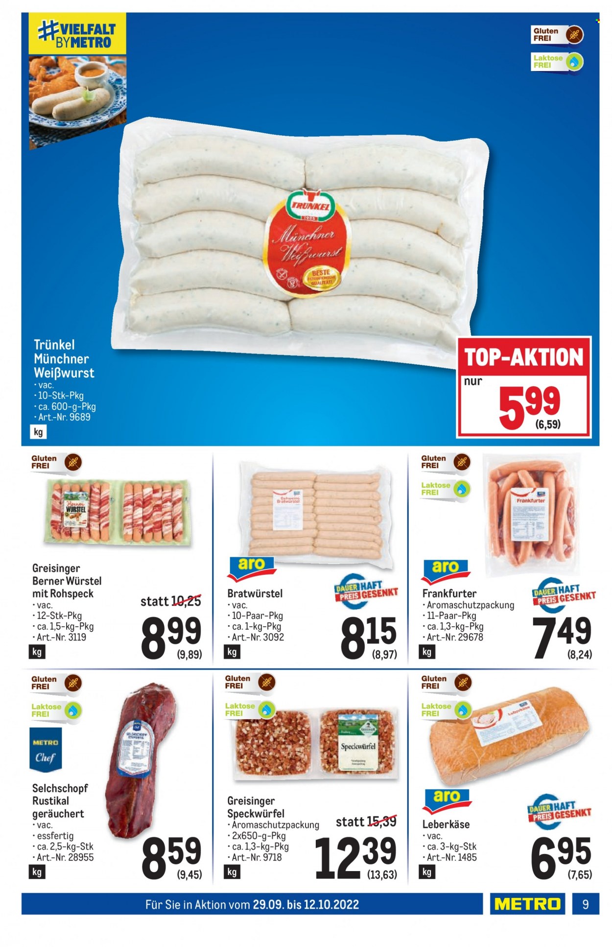 Angebote Metro - 29.9.2022 - 12.10.2022. Seite 9