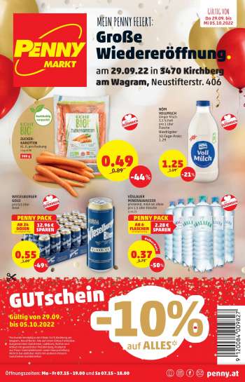 Angebote Penny - 29.9.2022 - 5.10.2022.