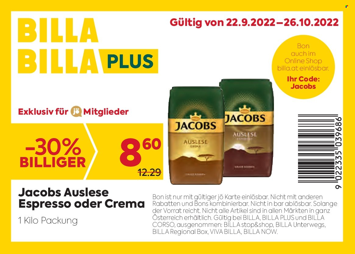 Angebote Billa - 22.9.2022 - 26.10.2022. Seite 2