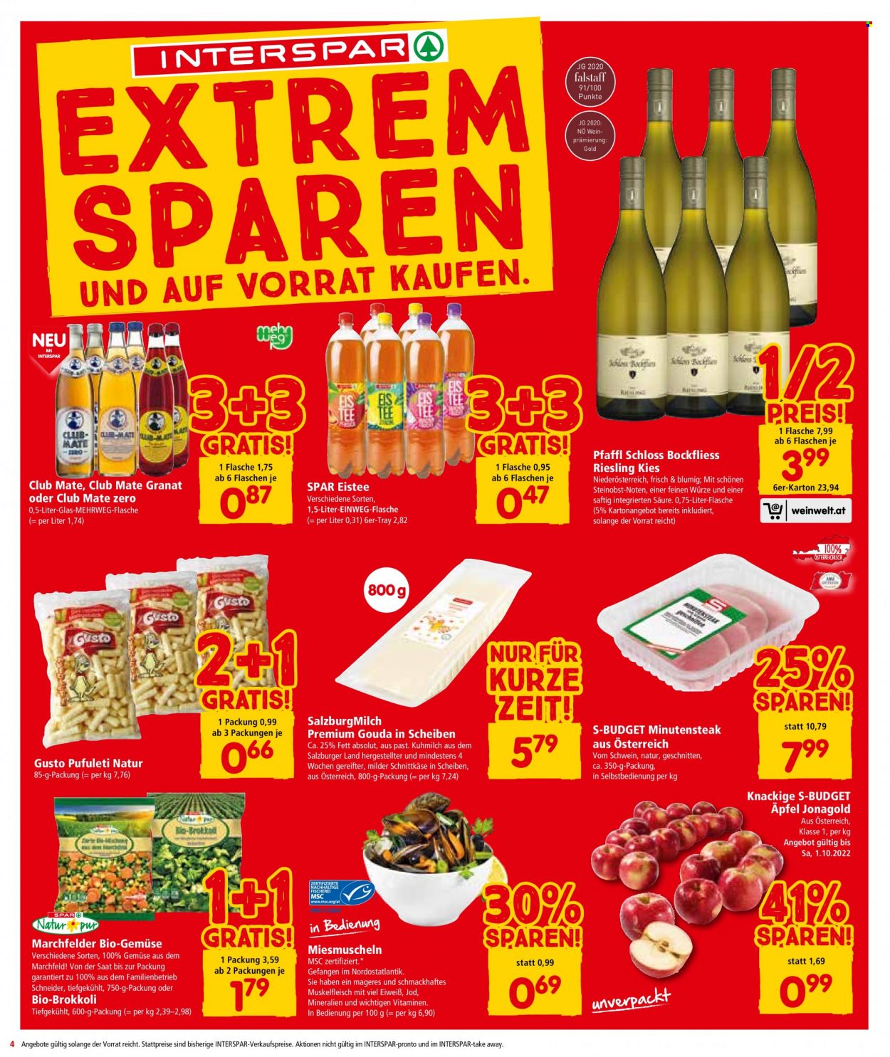 Angebote INTERSPAR - 29.9.2022 - 5.10.2022. Seite 4
