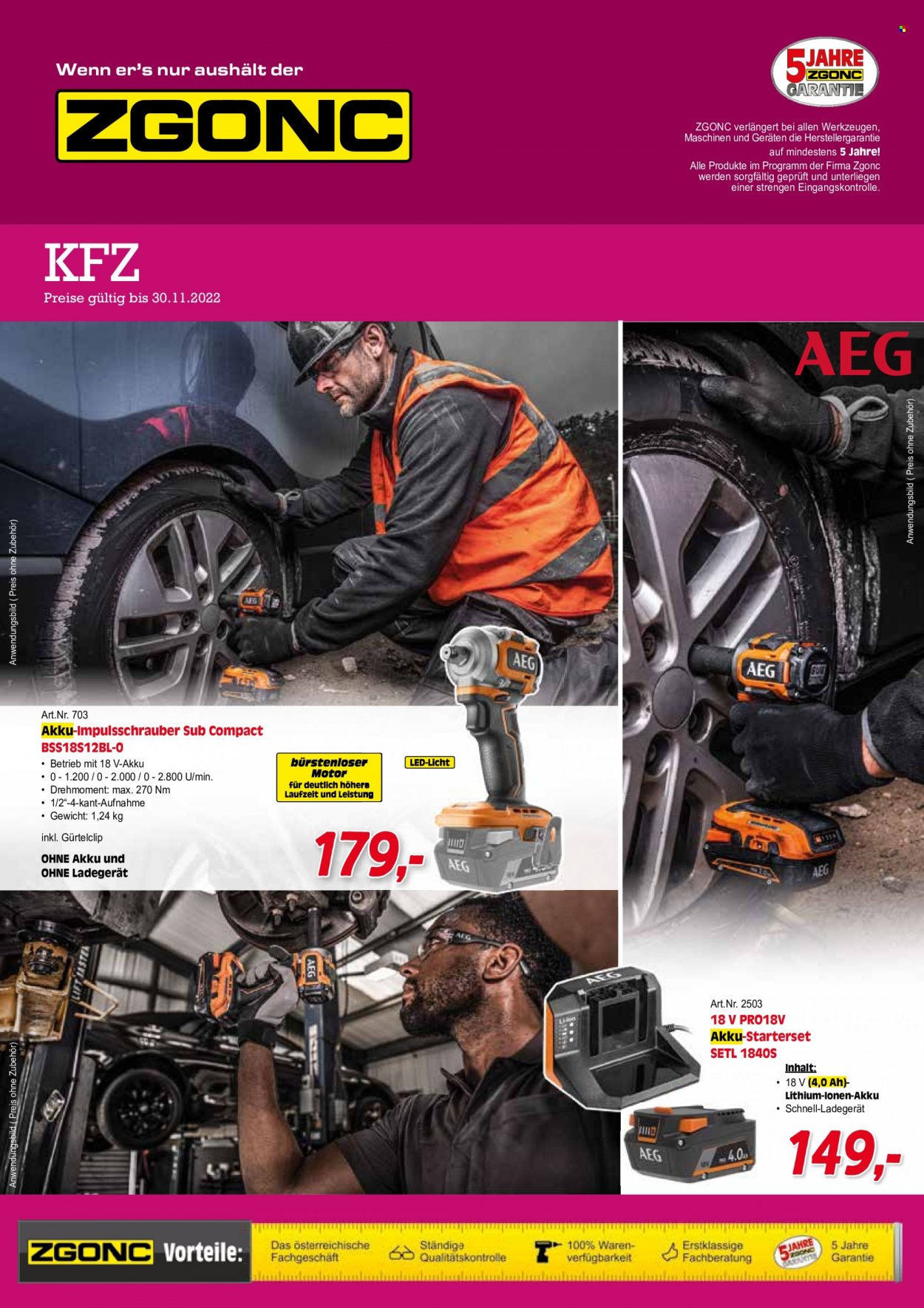 Angebote Zgonc - 27.9.2022 - 30.11.2022. Seite 1