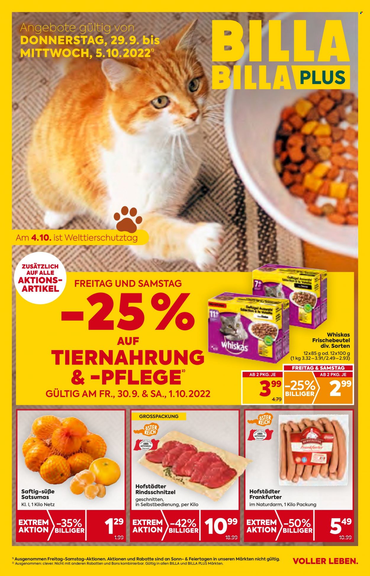 Angebote Billa - 29.9.2022 - 5.10.2022. Seite 1